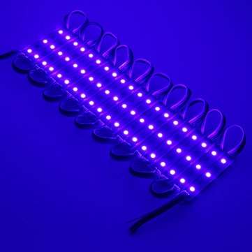 100pcs SMD5050 RGB LED Module Strip Light for Club Store Front Window Sign