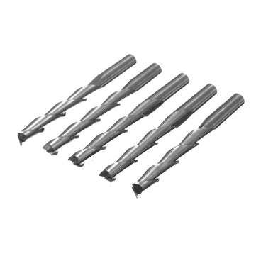 20Pcs 3.175mm Carbide CNC 2 Flute Spiral Bits End Mill Router 22mm CEL Milling Cutter