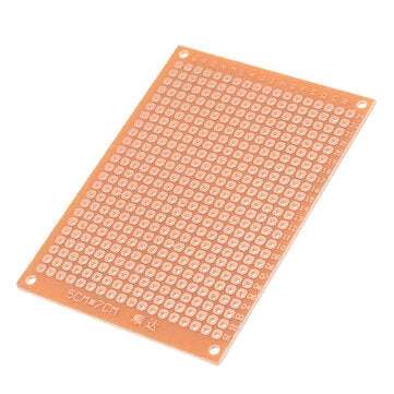 10pcs Universal PCB Board 5x7cm 2.54mm Hole Pitch DIY Prototype Paper Printed Circuit Board Panel Si