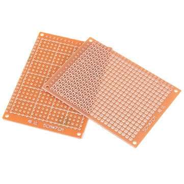 10pcs Universal PCB Board 5x7cm 2.54mm Hole Pitch DIY Prototype Paper Printed Circuit Board Panel Si