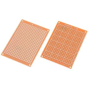 10pcs Universal PCB Board 5x7cm 2.54mm Hole Pitch DIY Prototype Paper Printed Circuit Board Panel Si