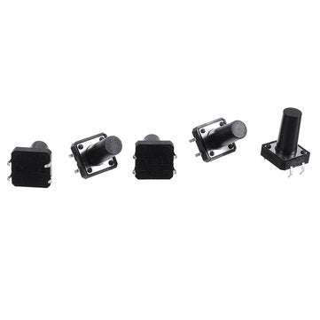 100pcs Momentary Tactile Push Button Switch 12x12x18mm