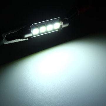 14Pcs T5 Car LED Interior Reading Lights Festoon Dome Bulb Kit White Replacement for VW