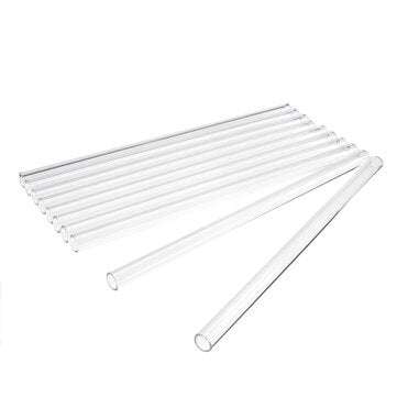 10Pcs 250mm OD 10mm 1mm Thick Wall Borosilicate Glass Blowing Lab Tube