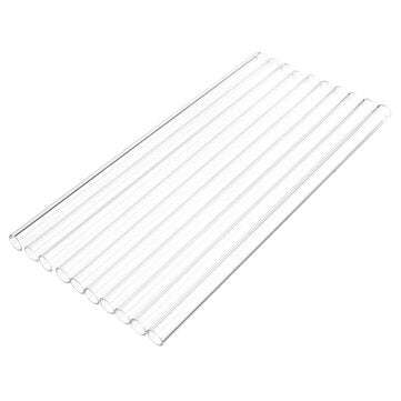 10Pcs 250mm OD 10mm 1mm Thick Wall Borosilicate Glass Blowing Lab Tube