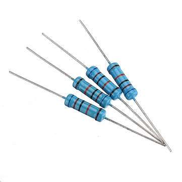 20pcs 2W Metal Film Resistor Resistance 1% 620K ohm Resistor