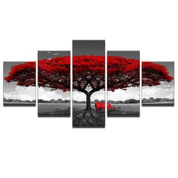 5 Panels Unframed Modern Canvas Art Oil Painting Picture Room Wall Art Pictures Home Wa... (TYPE: B)
