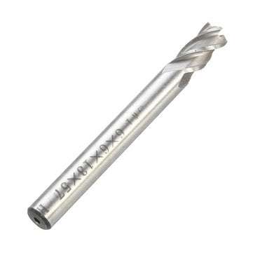 10pcs 2-10mm 4 Flute Milling Cutter HSS-Al  End Mill Cutter CNC Tool