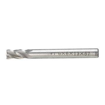 10pcs 2-10mm 4 Flute Milling Cutter HSS-Al  End Mill Cutter CNC Tool