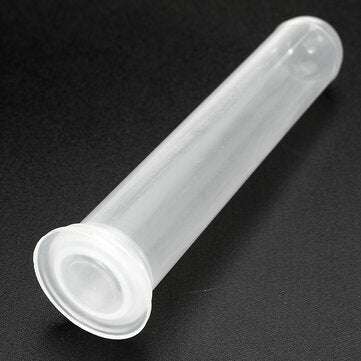 10Pcs 20mL Round Bottom Centrifuge Tube Clear Polypropylene EP Tube with Cap