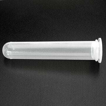 10Pcs 20mL Round Bottom Centrifuge Tube Clear Polypropylene EP Tube with Cap