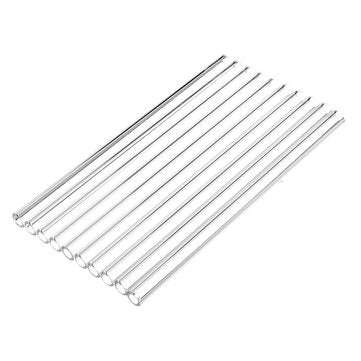 10Pcs Length 150mm OD 7mm 1mm Thick Wall Borosilicate Glass Blowing Tube Lab Tubes