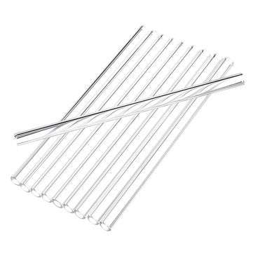 10Pcs Length 150mm OD 7mm 1mm Thick Wall Borosilicate Glass Blowing Tube Lab Tubes