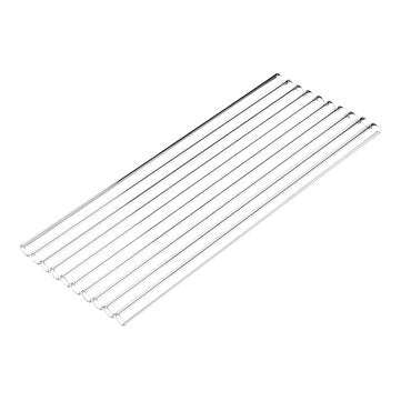 10Pcs 200mm OD 7mm 1.5mm Thick Wall Borosilicate Glass Blowing Tube