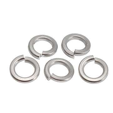 100Pcs M3 304 Stainless Steel Split Lock Washers Spring Washers