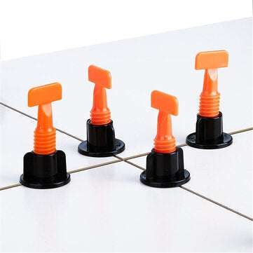 100pcs Levelers Needbles Wrench Tile Spacer Cross Plastic 2mm Ceramic Tile Leveling System Leveler L