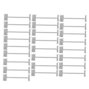 100pcs Levelers Needbles Wrench Tile Spacer Cross Plastic 2mm Ceramic Tile Leveling System Leveler L