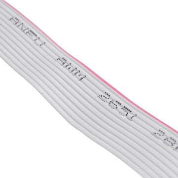 10Pcs 2.54mm FC-10P IDC Flat Gray Cable LED Screen Connected to JTAG Download Cable