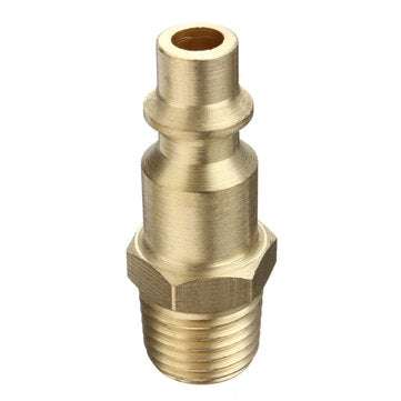 10Pcs Brass Quick Coupler 1/4 Inch NPT Male Milton Type Quick Air Connector Fittings