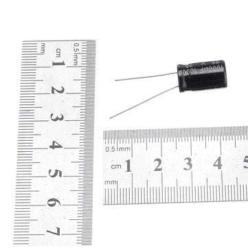 100Pcs High Frequency Low Impedance 25V 1000uF 10*13MM Aluminum Electrolytic Capacitor 1000uf 25v 25