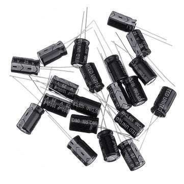 100Pcs High Frequency Low Impedance 25V 1000uF 10*13MM Aluminum Electrolytic Capacitor 1000uf 25v 25