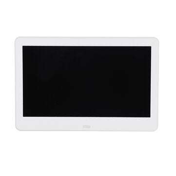 10-inch Digital Photo Frame Time Clock Calendar 1024x600 Electronic Album MP3 Musi... (COLOR: WHITE)