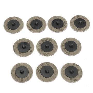 10pcs 2 Inch 50mm 36 Grit Roll Lock Sanding Discs