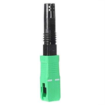 100pcs FTTH SC APC Fast Connector Fiber Optic Fast Adapter Straight Tail