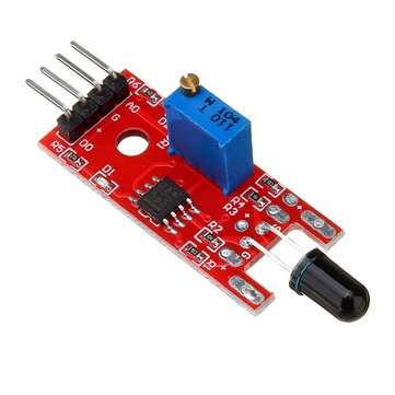 10pcs KY-026 Flame Sensor Module IR Sensor Detector Temperature Detecting Geekcreit for Arduino - pr