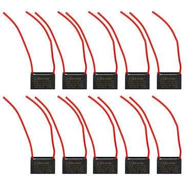 10pcs CBB61 450V 0.8uf Starting Capacitance AC Fan Capacitor CBB Motor Run Capacitor 450V 0.8F