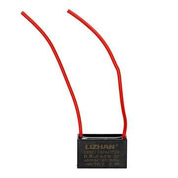 10pcs CBB61 450V 0.8uf Starting Capacitance AC Fan Capacitor CBB Motor Run Capacitor 450V 0.8F