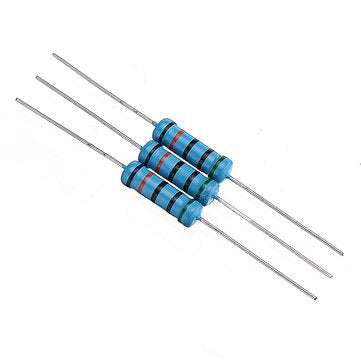20pcs 2W Metal Film Resistor Resistance 1% 510K ohm Resistor