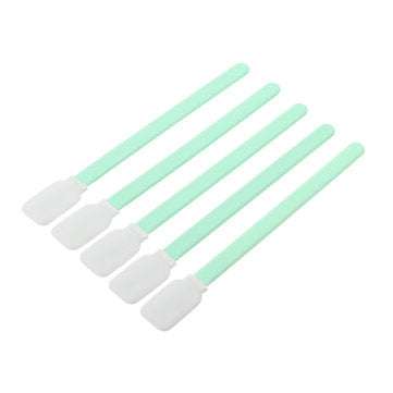 100pcs Foam Tip Cleaning Head Swabs Sponge Stick for Inkjet Printer Printhead Camera Cleanroom