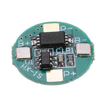 10pcs 1S 3.7V 18650 Lithium Battery Protection Board 2.5A Li-ion BMS with Overcharge and Over Discha
