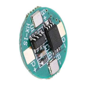 10pcs 1S 3.7V 18650 Lithium Battery Protection Board 2.5A Li-ion BMS with Overcharge and Over Discha