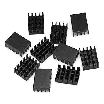 10Pcs 19x14x7mm Heat Sink Chip Special Radiator Aluminum Heat Conduction