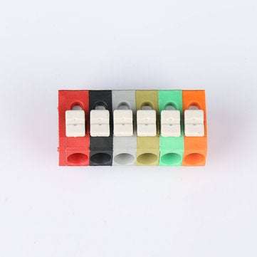 10PCS BEST 7 Pin Plug-in Brass Wire Connector Terminals LED Flame Retardant Terminal Block Connector