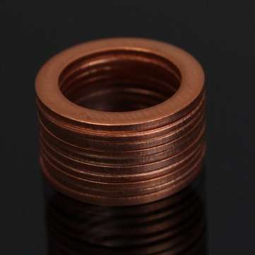 10pcs M10 Standard Copper Motorcycle Braided Clutch Brake Hose Washers Enhancement