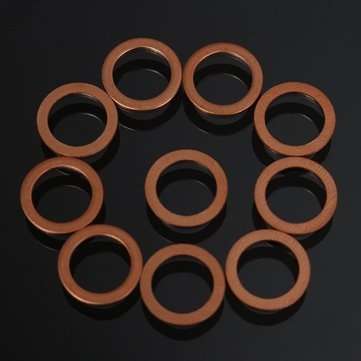 10pcs M10 Standard Copper Motorcycle Braided Clutch Brake Hose Washers Enhancement