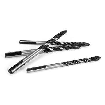10Pcs Tungsten Carbide Drill Bit Set Twist Drill Bit for Porcelain Ceramic Tile Concrete Brick Glass