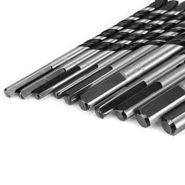 10Pcs Tungsten Carbide Drill Bit Set Twist Drill Bit for Porcelain Ceramic Tile Concrete Brick Glass