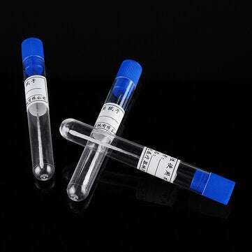 100Pcs Disposable Plastic Sterile Test Tube Amies Gel Swab For Male Oral Urethral Sampling 8.5cm