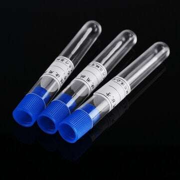 100Pcs Disposable Plastic Sterile Test Tube Amies Gel Swab For Male Oral Urethral Sampling 8.5cm