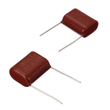 10PCS CBB Capacitor 630V 155J 1.5UF Metallized Polypropylene Film Capacitor