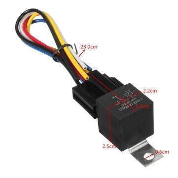10pcs Interlocking 5 Pin Sockets 12V 40A Waterproof SPDT