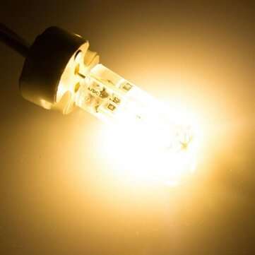 10PCS AC/DC12V 3W G4 48 LED Corn Bulb SMD3014 Warm White No Flicker Chandelier Light