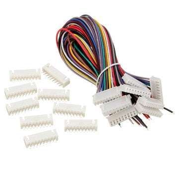 10PCS 9Pin 8S Terminal Wire Balance Charger Male/Female JST-XH Connector Wire