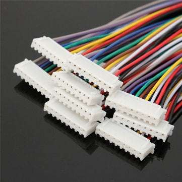 10PCS 9Pin 8S Terminal Wire Balance Charger Male/Female JST-XH Connector Wire