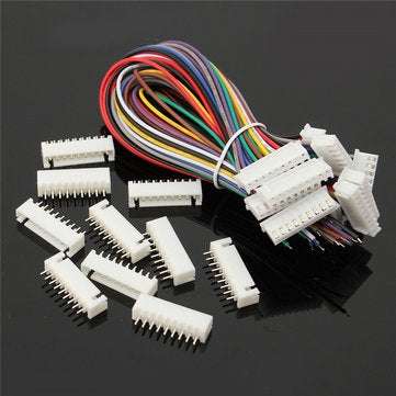 10PCS 9Pin 8S Terminal Wire Balance Charger Male/Female JST-XH Connector Wire