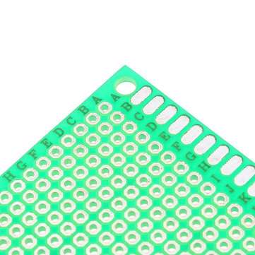 10pcs 8x12cm FR-4 2.54mm Single Side Prototype PCB Printed Circuit Board